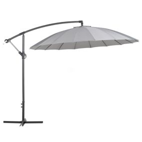 Parasol de jardin gris foncé 268 cm CALABRIA II