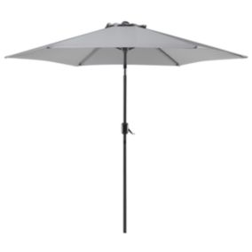 Parasol de jardin gris foncé 270 cm VARESE