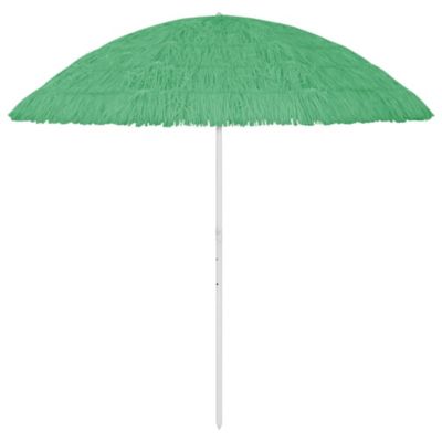 Parasol de plage hawaii 300 cm vert Helloshop26