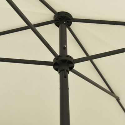 Parasol de plage jaune sable 200x125 cm | Castorama