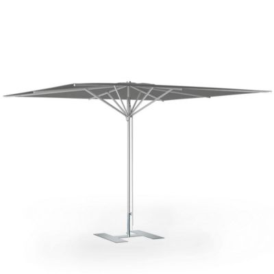 Parasol de terrasse complet Prémium Gris 300 x 300 Armature Gris