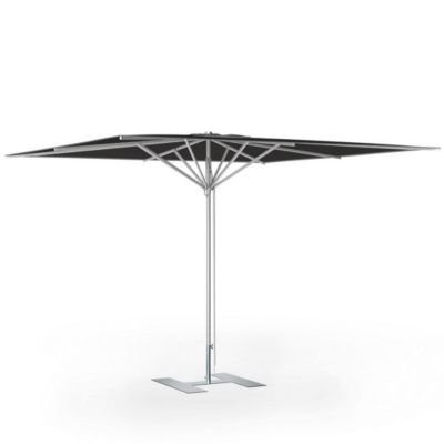 Parasol de terrasse complet Prémium Gris anthracite 300 x 300 Armature Gris