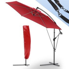 Parasol deporte 3M avec housse de protection et sangle de fixation Rouge VOUNOT