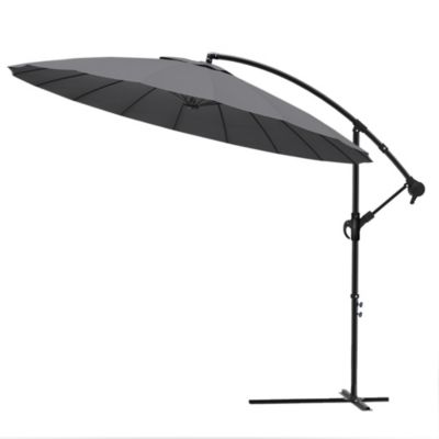 Parasol Déporté Inclinable 3M Avec Sangle De Fixation Et Housse De Protection Vert Inclinaison Reglable Rotatif 360 Vounot 86748778