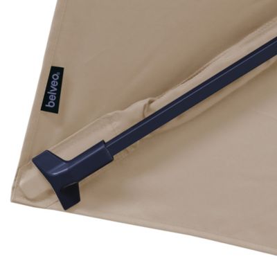 Parasol déporté anti-vent Belveo L.3 x l.3m beige