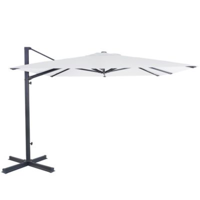 Parasol déporté Belveo écru l.3 x L.3 m