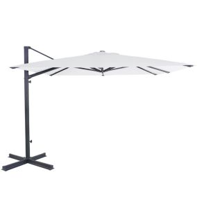 Parasol déporté Belveo écru l.3 x L.3 m