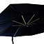 Parasol déporté Blooma Lataro noir ø350 cm