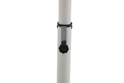 Parasol déporté carré couleur sable inclinable Cabruna 2,5 x 2,5 m