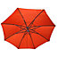 Parasol déporté Easy Sun terracotta ø375 cm