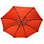 Parasol déporté Easy-Sun terracotta ø375 cm