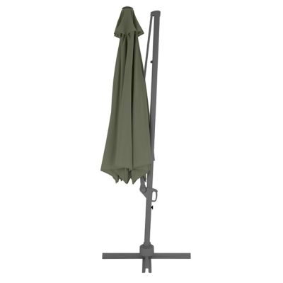 Parasol déporté GoodHome Mallorca kaki ø350 cm