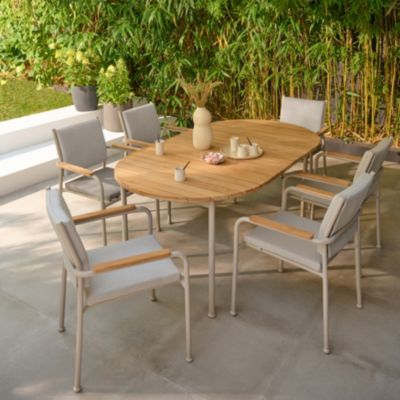 Parasol déporté GoodHome Mallorca peyote ø350 cm