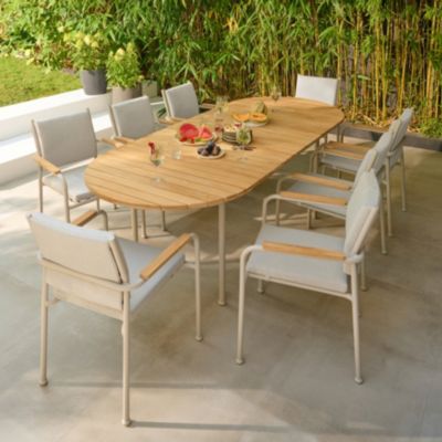 Parasol déporté GoodHome Mallorca peyote ø350 cm