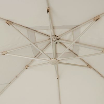 Parasol déporté GoodHome Menorca peyote 300 x 300 cm
