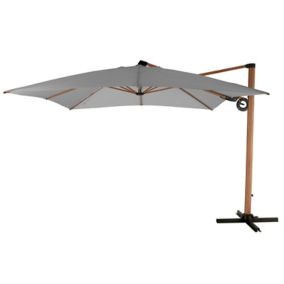 Parasol déporté GoodHome Naya 300 x 300 cm