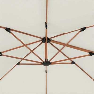 Parasol déporté GoodHome Naya peyote 300 x 300 cm