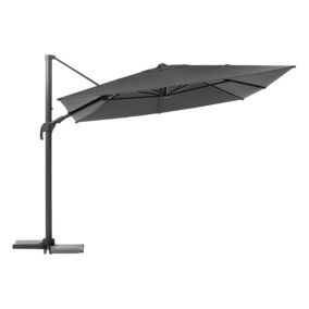 Parasol déporté Melhia H.2,72m coloris anthracite Hesperide