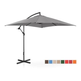 Parasol deporte rectangulaire 250 x 250 gris Helloshop26