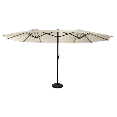 Parasol double 2,7x4,6m LINAI beige - Happy Garden