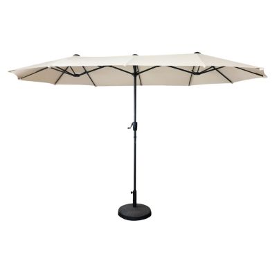 Parasol double 2x4m LINAI beige - Happy Garden