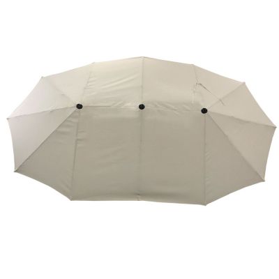 Parasol double 2x4m LINAI beige - Happy Garden