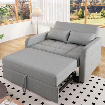 Parasol Double avec Manivelle, 460x270 cm Ovale, Gris, pour Terrasse