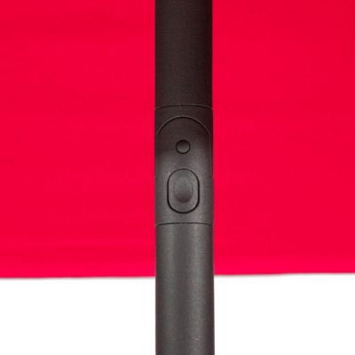 Parasol Droit Carré 2,5x2,5m Soya grenade Hespéride