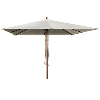 Parasol droit écru 3x3 m Pegasia