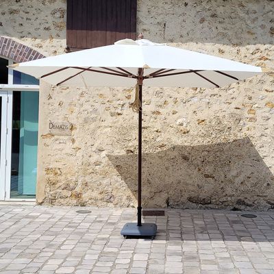 Parasol droit écru 3x3 m Pegasia