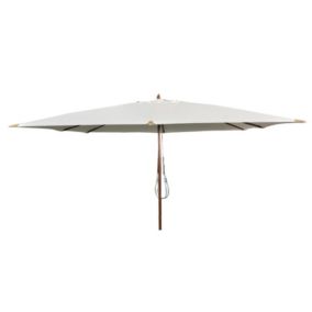 Parasol droit écru 4x3 m Pegasia