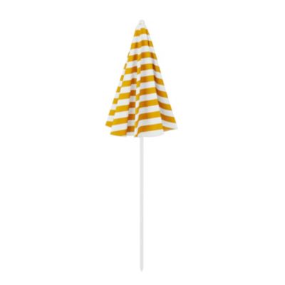 Parasol droit Curacao jaune manuel H.188cm