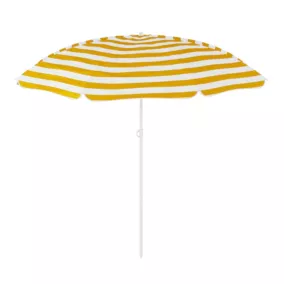 Parasol droit Curacao jaune manuel