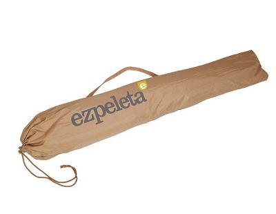Parasol droit Ezpeleta Manila - rond - coloris bois naturel - L.200 x l.200 cm
