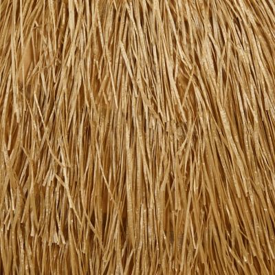 Parasol droit Ezpeleta Manila - rond - coloris bois naturel - L.200 x l.200 cm
