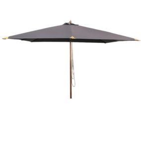 Parasol droit gris 3x3 m Pegasia