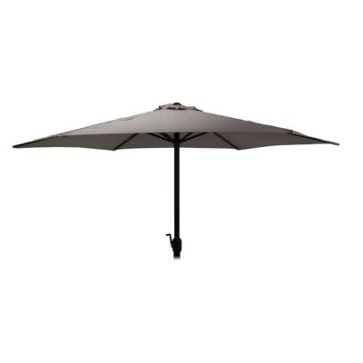 Parasol droit gris de 3m - gris