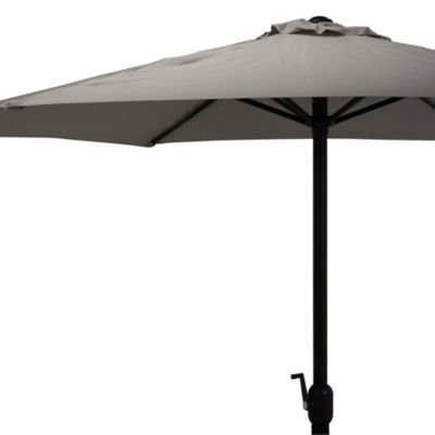 Parasol droit gris de 3m - gris