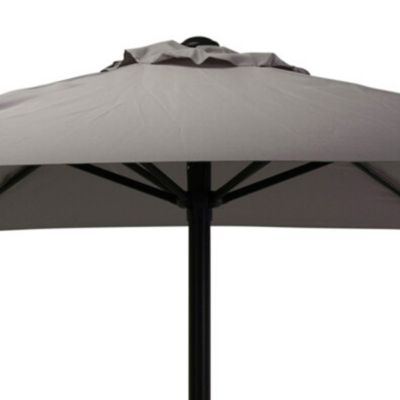 Parasol droit gris de 3m - gris