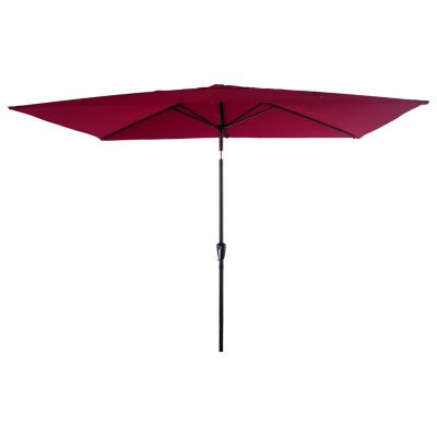 Parasol droit HAPUNA rectangulaire 2x3m fuchsia - Happy Garden