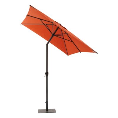 Parasol droit Loompa H.2,50m coloris ambre Hespéride l.300 x L.200 cm
