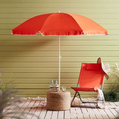 Parasol droit OPP Curacao orange ø180 cm