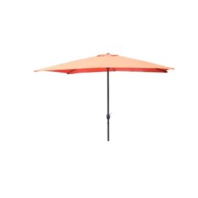 Parasol droit rectangulaire 2,93 x 1,93 m terracotta SPEZIA degrés Parasol droit rectangulaire 2,93 x 1,93 m terracotta SPEZIA