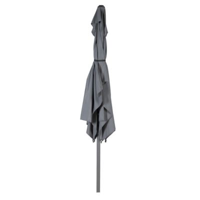 Parasol droit rectangulaire Loompa 3X2 m ardoise Hesperide
