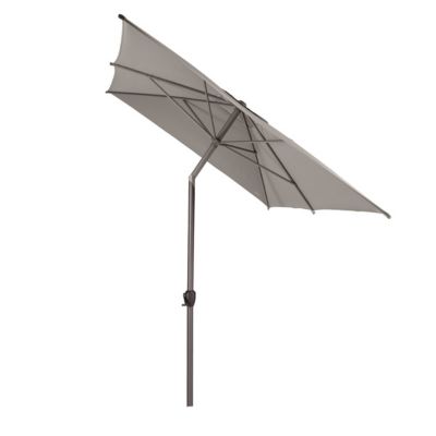 Parasol droit rectangulaire Loompa 3X2 m Taupe Hesperide