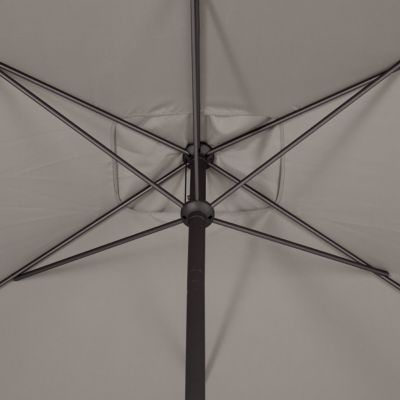 Parasol droit rectangulaire Loompa 3X2 m Taupe Hesperide