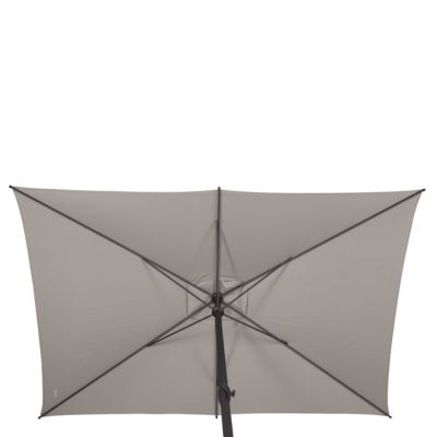 Parasol droit rectangulaire Loompa 3X2 m Taupe Hesperide