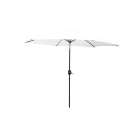 Parasol droit rond diamètre 2,5 m écru COME degrés Parasol droit rond diamètre 2,5 m écru COME