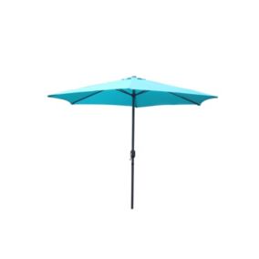 Parasol droit rond diamètre 2,94 m bleu PORTOFINO degrés Parasol droit rond diamètre 2,94 m bleu PORTOFINO