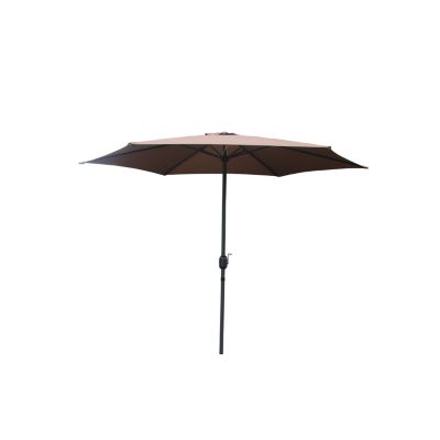 Parasol droit rond diamètre 2,94 m chocolat PORTOFINO degrés Parasol droit rond diamètre 2,94 m chocolat PORTOFINO